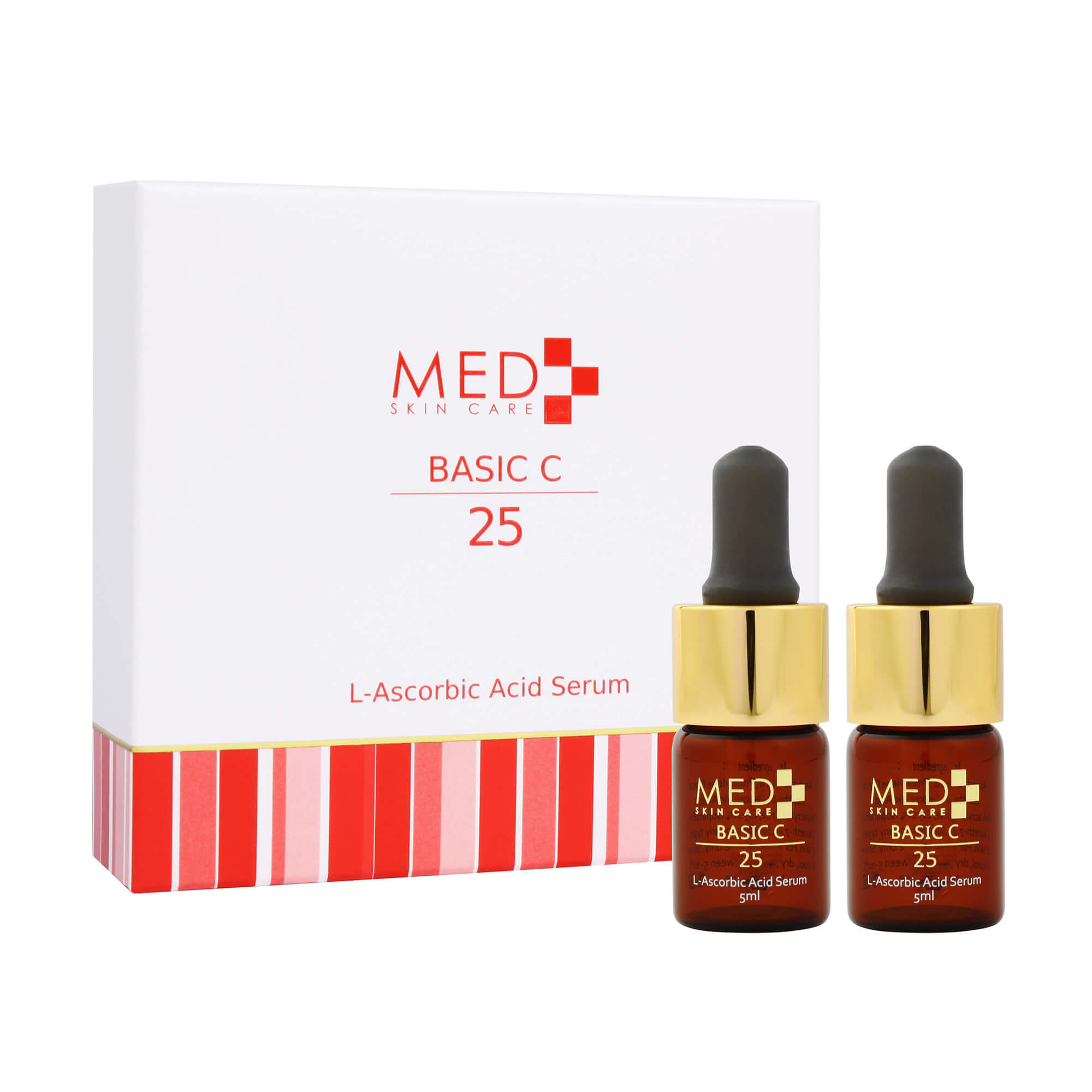 MED Skin Care BASIC C 25 L-Ascorbic Acid Serum 5 ml＊2