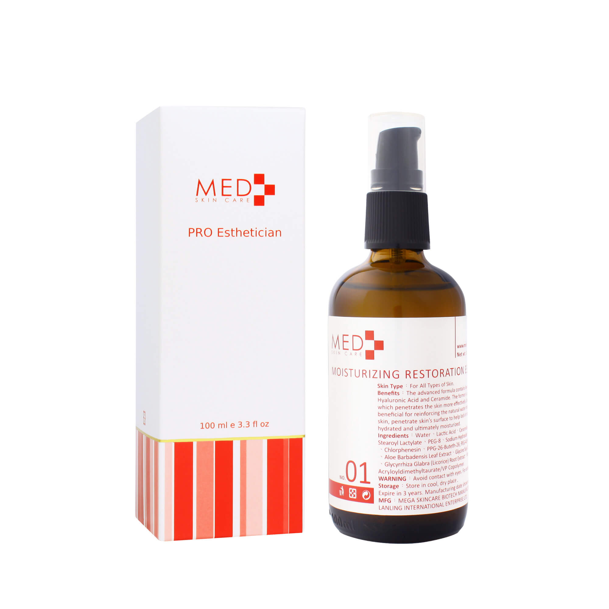 MED Skin Care Moisturizing Restoration Essence 100 ml